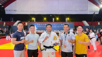 Personil Polda Jateng; Bripda Rizal Torehkan Prestasi Gemilang di Kejurnas Judo KSAD Cup XV 2024
