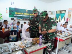 Kodam I/BB Dukung Kesehatan dan Kecerdasan Anak dengan Pemberian Makanan Sehat Bergizi di SDN Sunggal