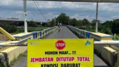 Keluh Warga Saat Melintas di Jembatan Pagerluyung Gedeg Mojokerto