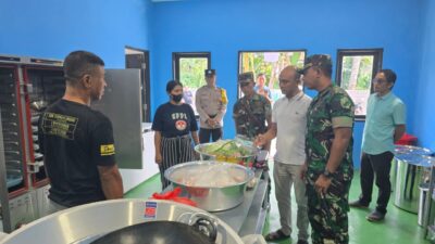 Dandim Bangli Tinjau Kesiapan Dapur Makan Bergizi Gratis