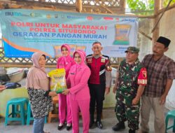 Samapta Polres Situbondo Gelar Pasar Murah di Dua Lokasi, 2 Ton Beras SPHP Habis Terjual